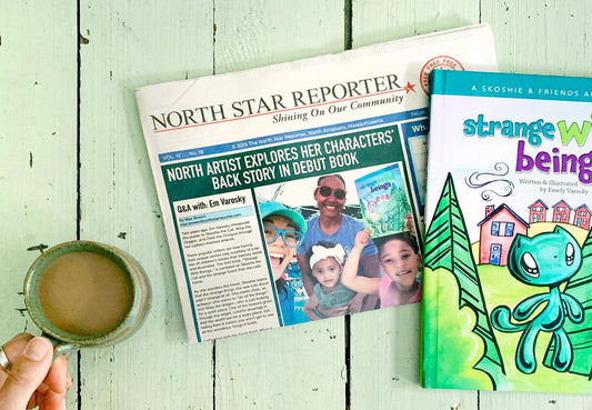 Ah, the tables turned: Someone *else* wrote about me - Skoshie & Friends