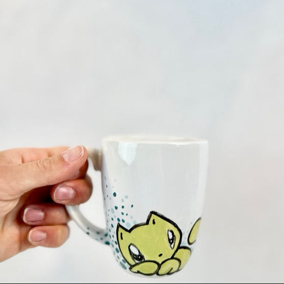 Mug: Handpainted Breathe