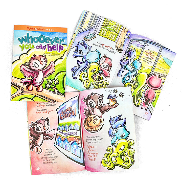⭐️NEW⭐️ Skoshie & Friends: "Whooever You Can Help" (Children's Book)