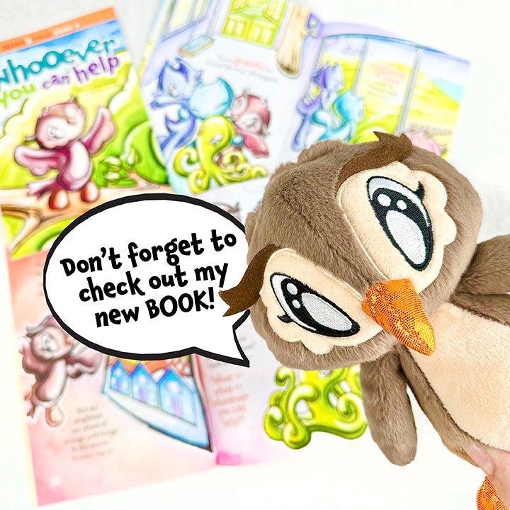 ⭐️NEW⭐️ Vaysie the Owl - Plush Stuffed Animal - Skoshie & Friends