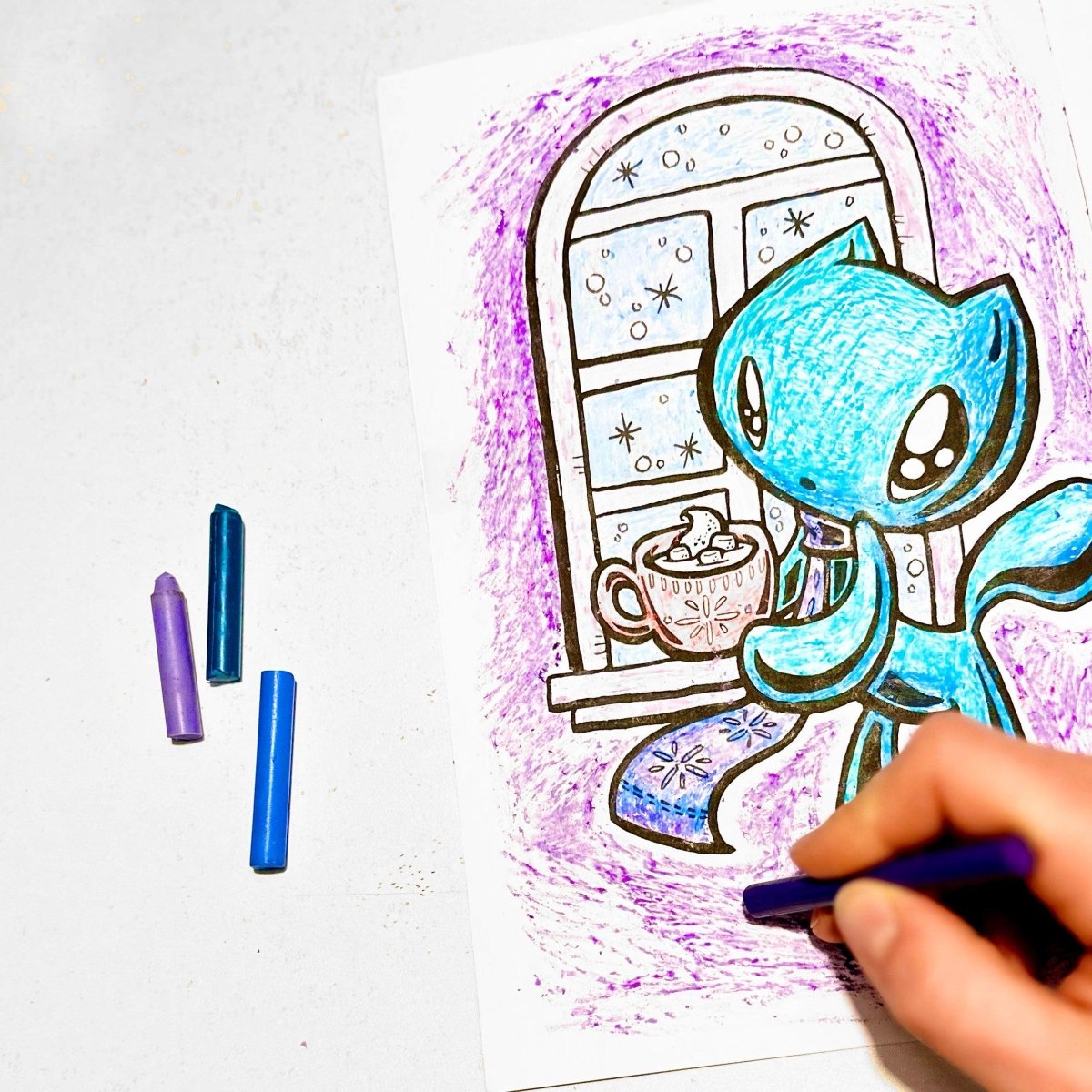 Skoshie & Friends Coloring Book - Cozy Winter - Skoshie & Friends