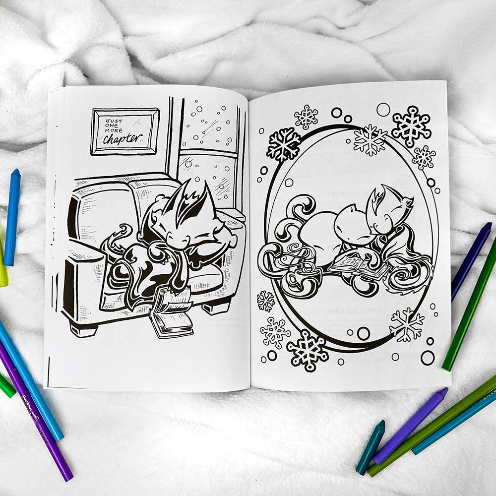 Skoshie & Friends Coloring Book - Cozy Winter - Skoshie & Friends