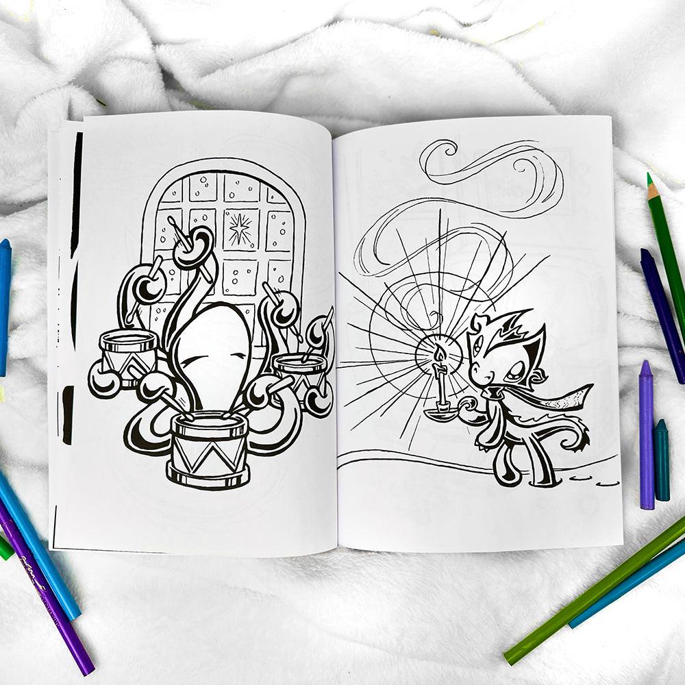 Skoshie & Friends Coloring Book - Cozy Winter - Skoshie & Friends