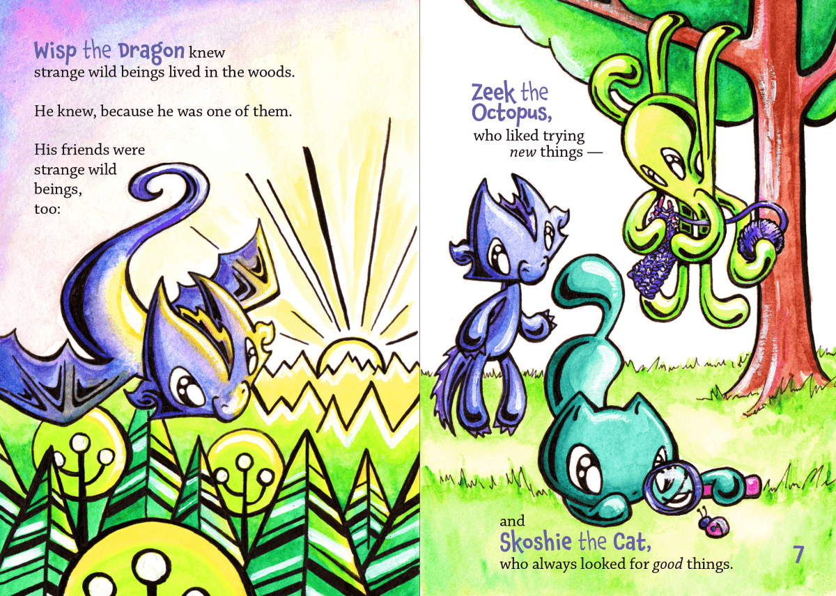 Skoshie & Friends: "Just a Small Dragon" (Children's Book) - Skoshie & Friends