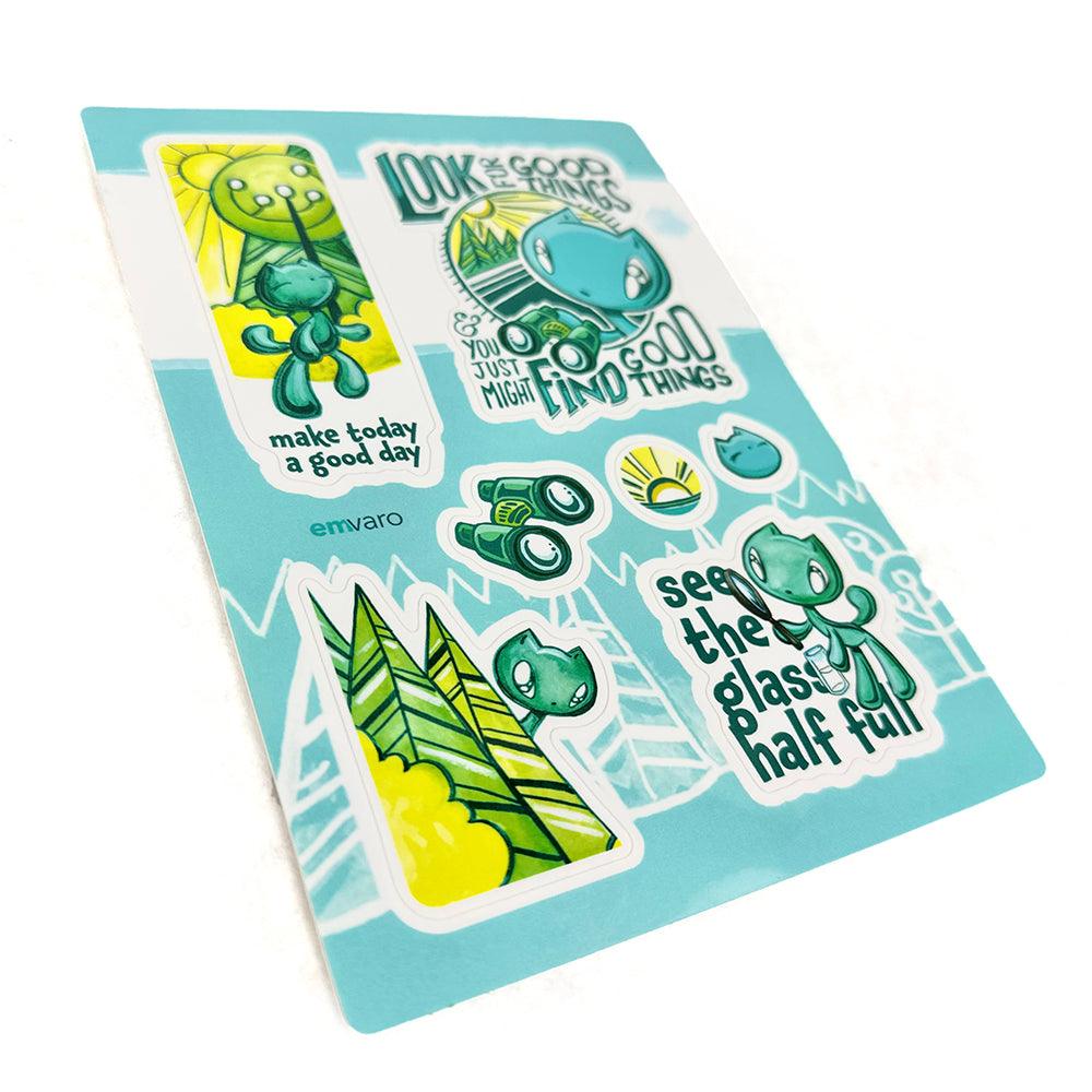 Skoshie the Cat - Strange Wild Beings Sticker Sheet - Skoshie & Friends