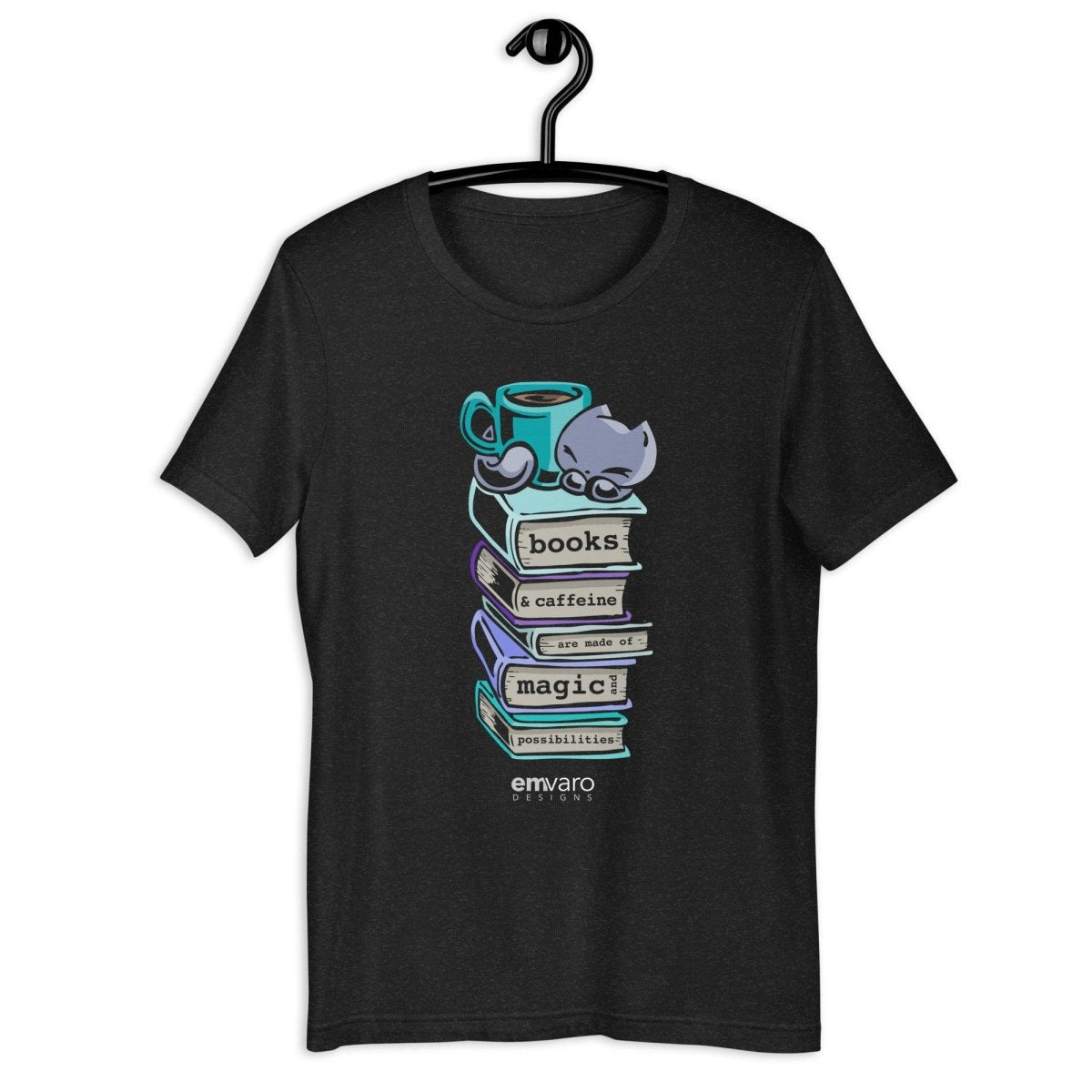 T-shirt: Books Are Magical - Skoshie the Cat - Skoshie & Friends