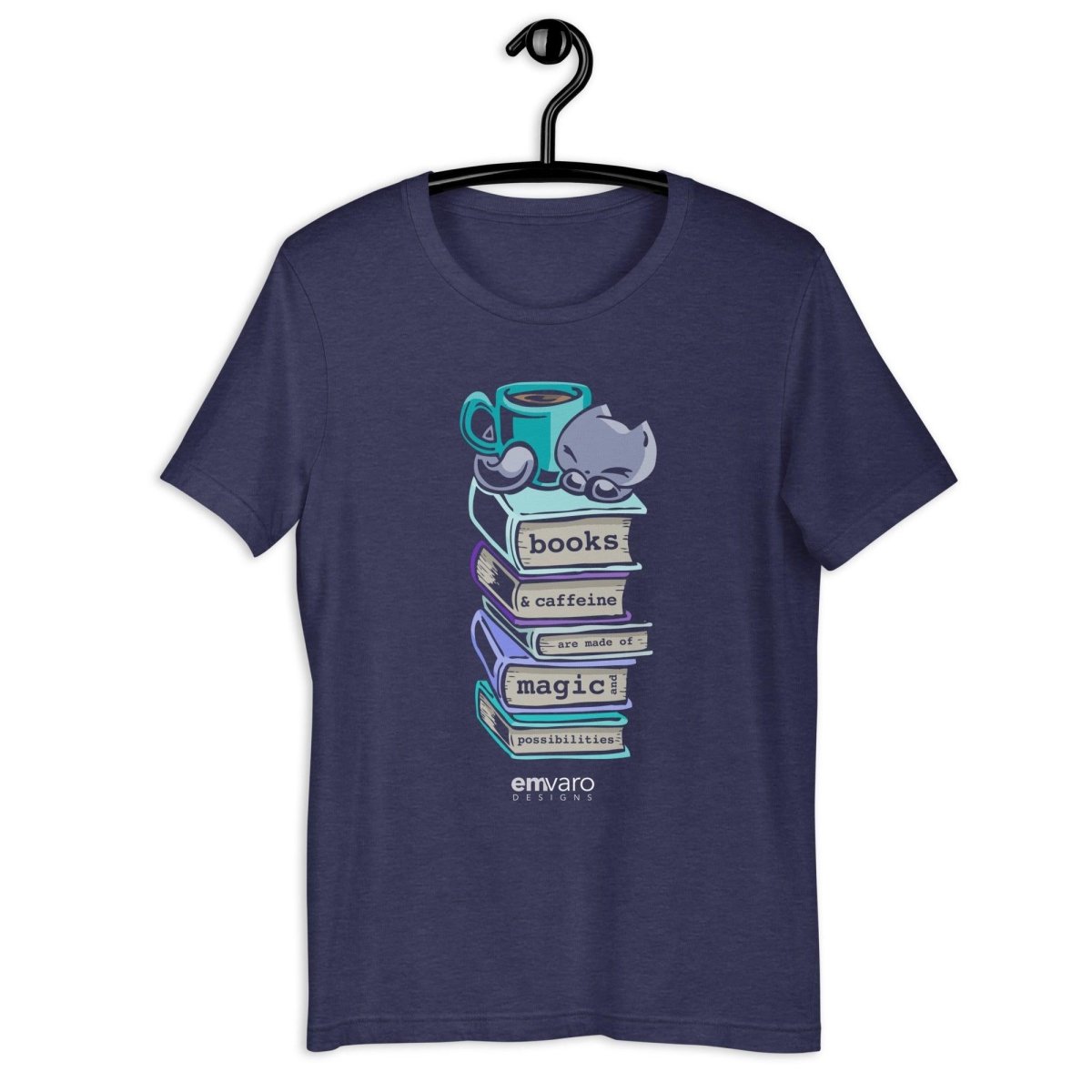 T-shirt: Books Are Magical - Skoshie the Cat - Skoshie & Friends