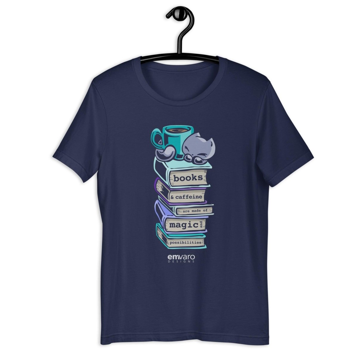 T-shirt: Books Are Magical - Skoshie the Cat - Skoshie & Friends