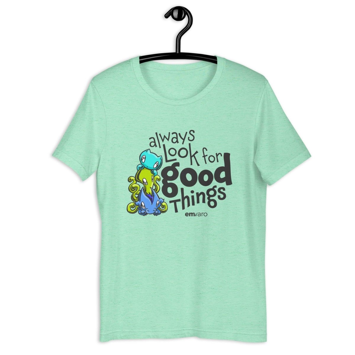 T-shirt: Look for Good Things - Skoshie, Zeek & Wisp - Skoshie & Friends