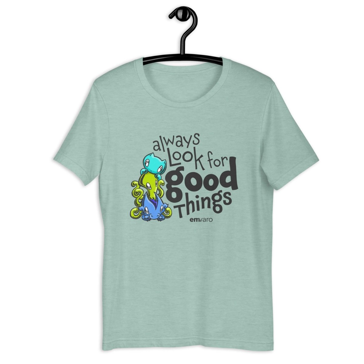 T-shirt: Look for Good Things - Skoshie, Zeek & Wisp - Skoshie & Friends