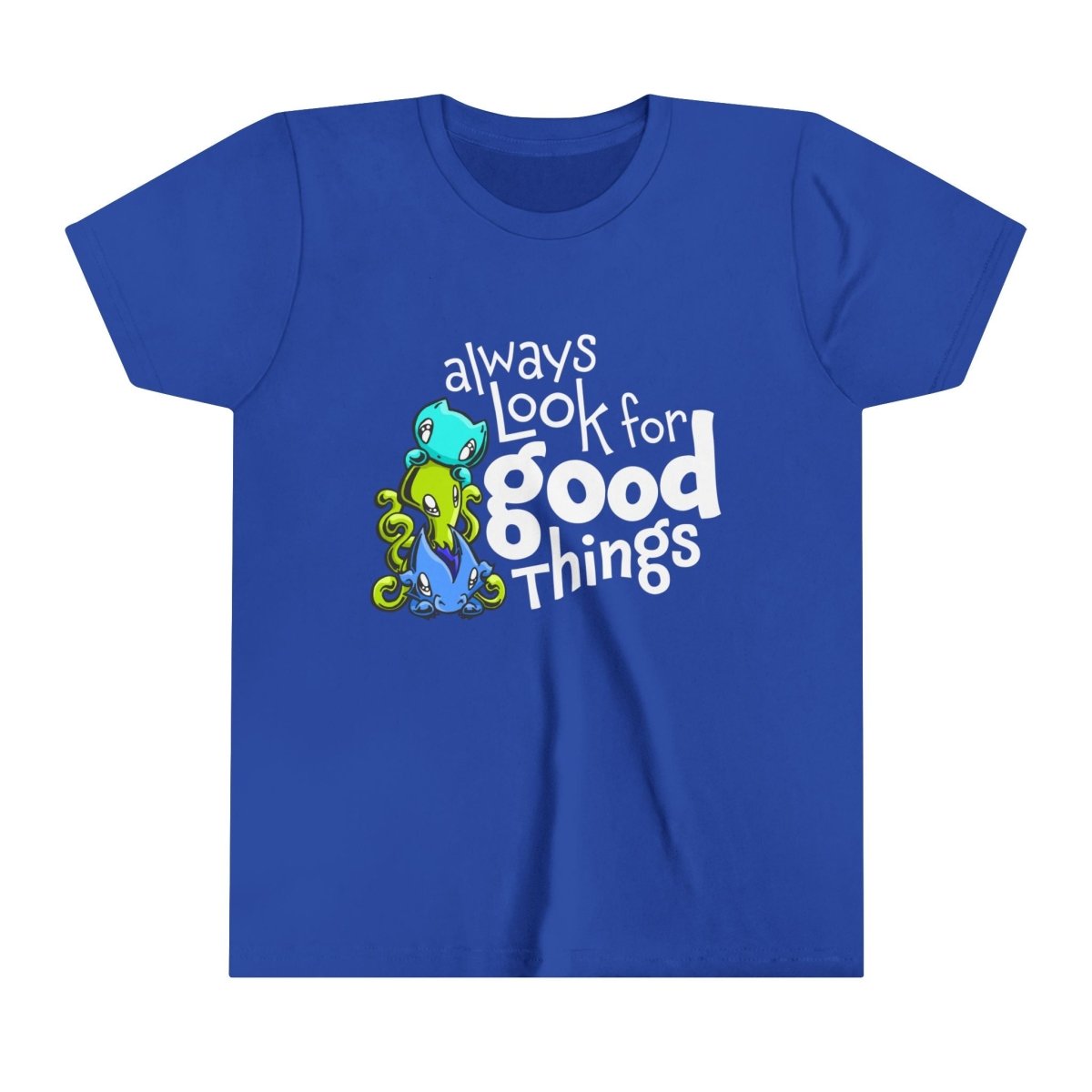 Youth T-shirt: Look for Good Things - Skoshie, Zeek & Wisp - Skoshie & Friends