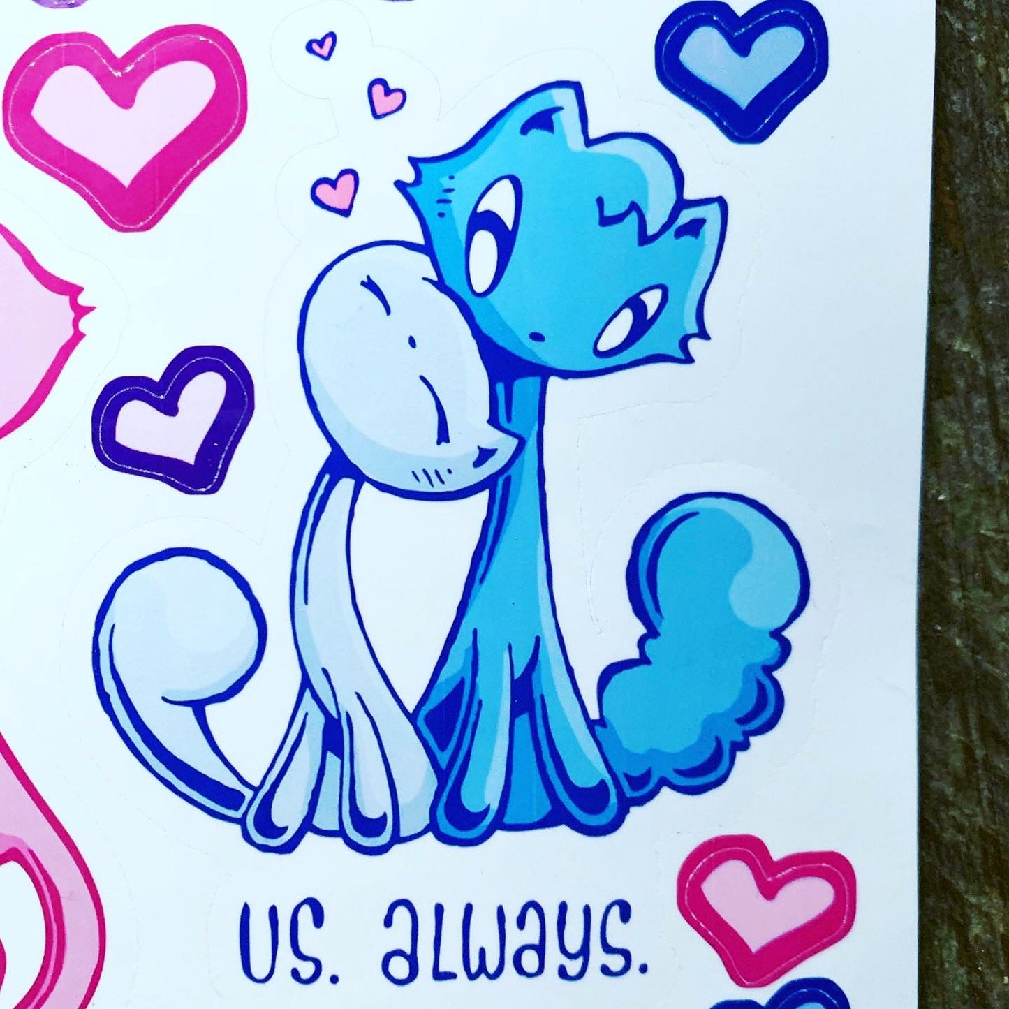 Stickers: Us Always - Skoshie the Cat