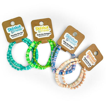2 - Bracelet Set (4 color options) - Skoshie & Friends