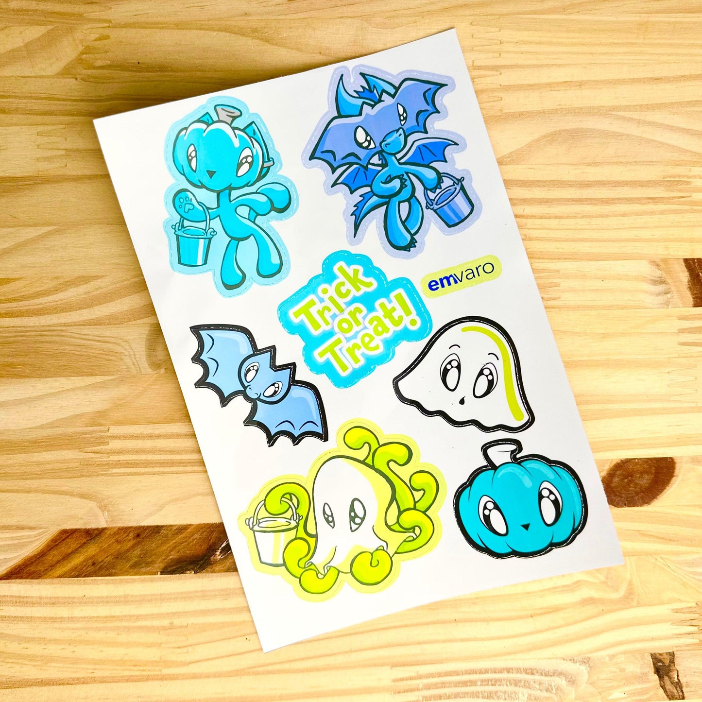 Stickers: Trick or Treat - Skoshie, Zeek and Wisp