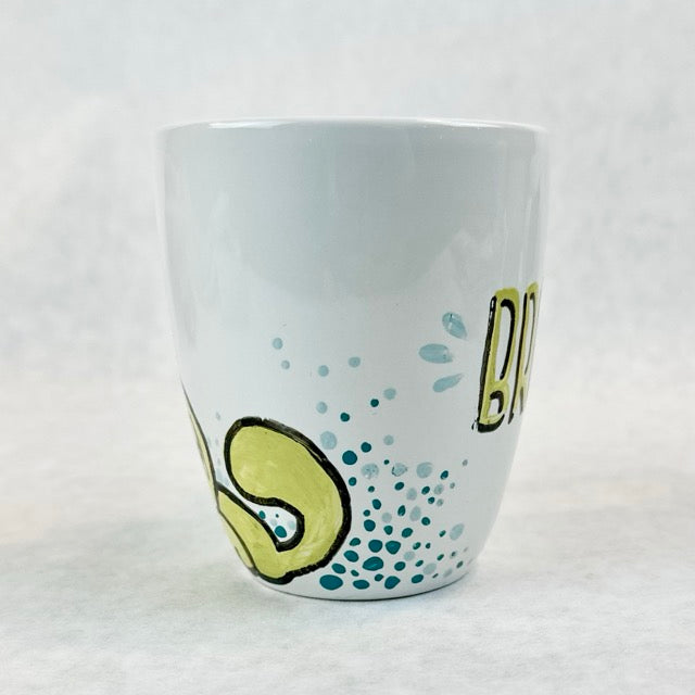 Mug: Handpainted Breathe