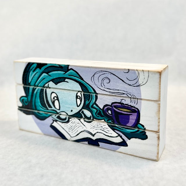 Art: Cozy Skoshie wood block