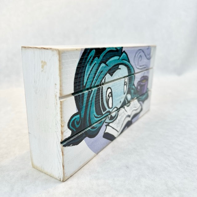 Art: Cozy Skoshie wood block