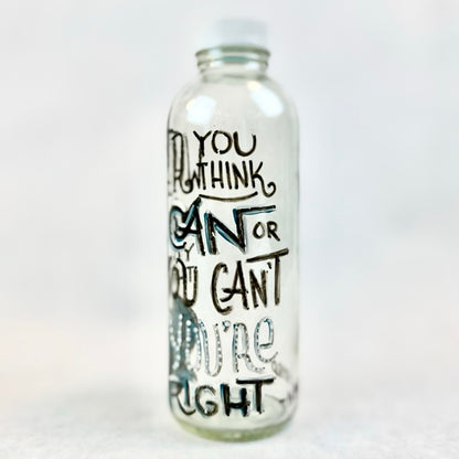 Water Bottle: Handpainted Skoshie