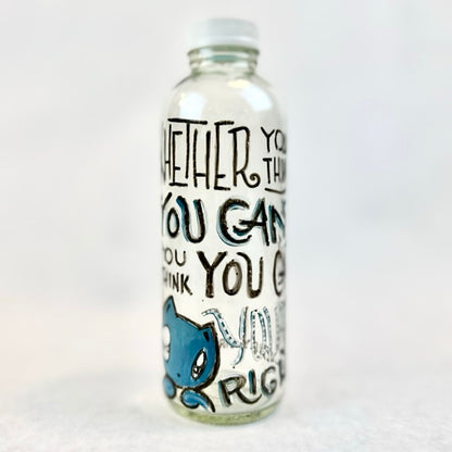 Water Bottle: Handpainted Skoshie