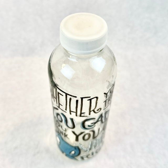 Water Bottle: Handpainted Skoshie
