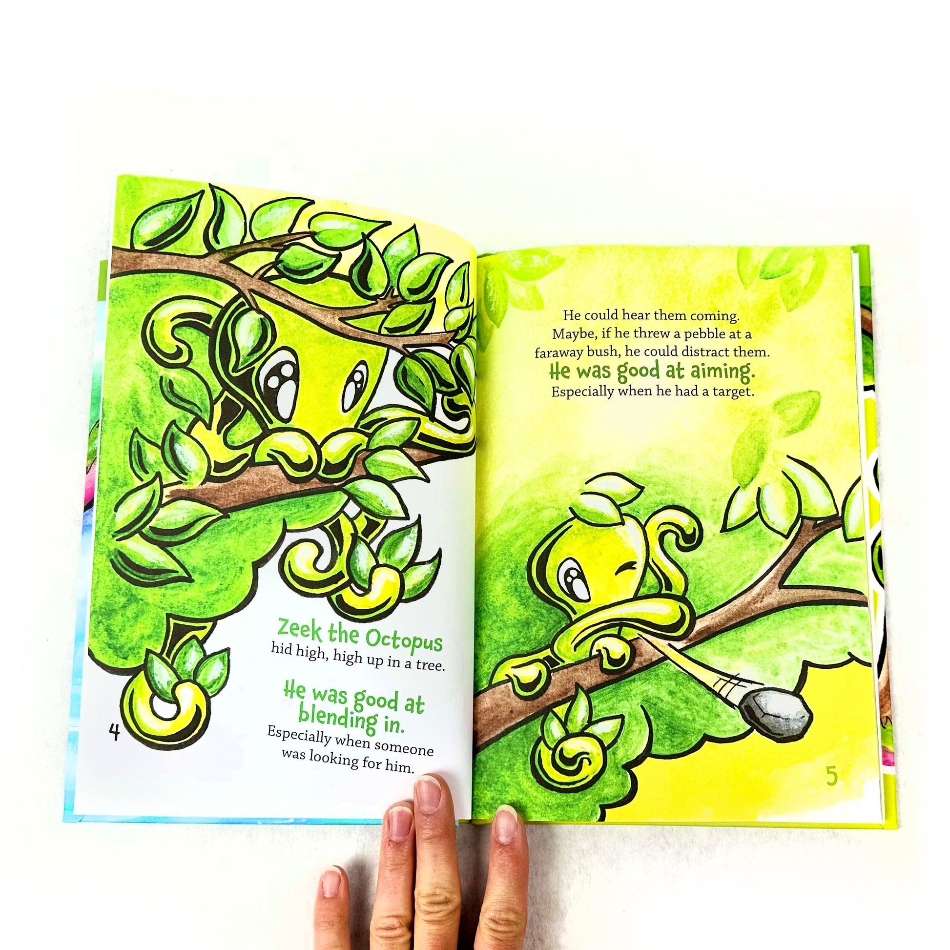 Skoshie and Friends Book 2 - Because You Can - Hardcover Open