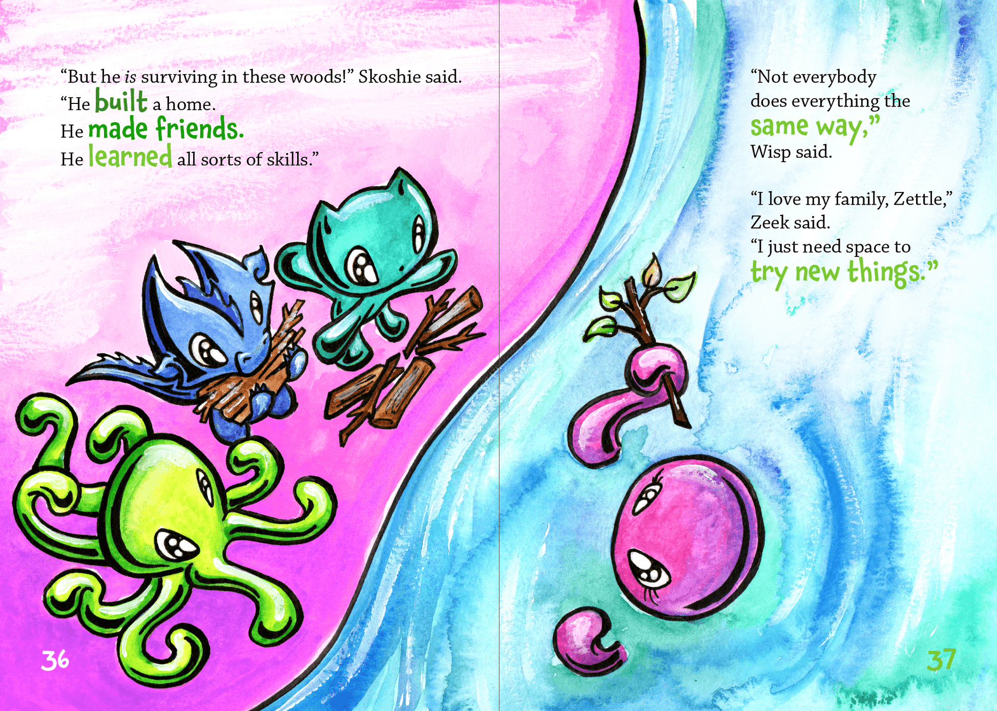Skoshie and Friends Book 2 - Because You Can - Pages 8