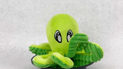 Zeek the Octopus - Plushie - 360 View