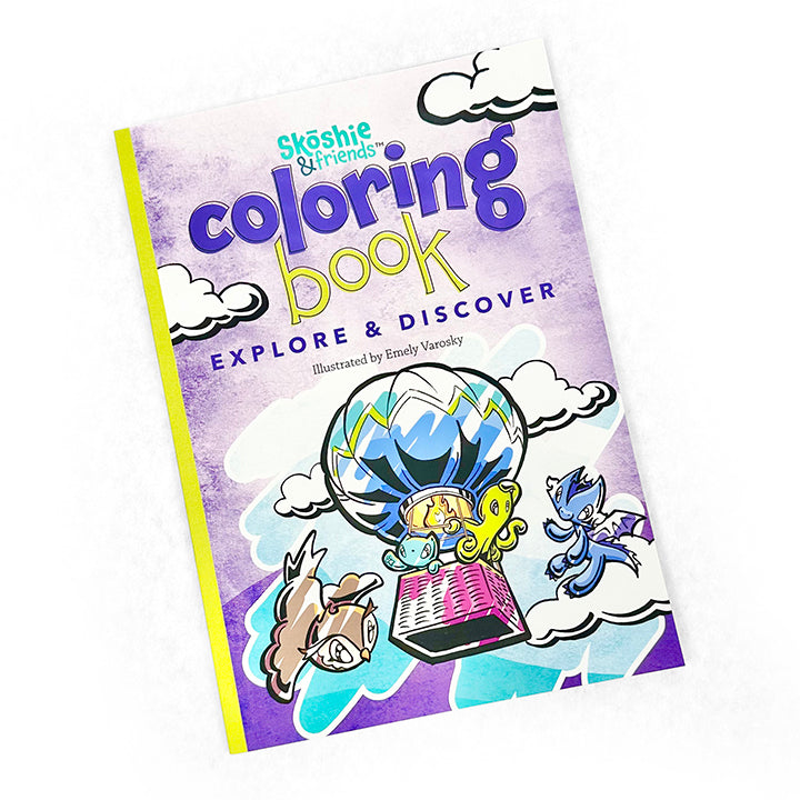 Skoshie & Friends Coloring Book - Explore & Discover