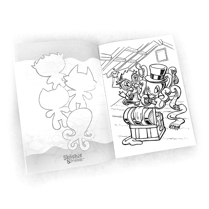 Skoshie & Friends Coloring Book - Explore & Discover