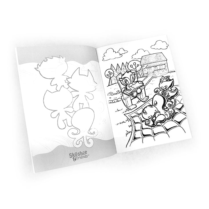 Skoshie & Friends Coloring Book - Explore & Discover