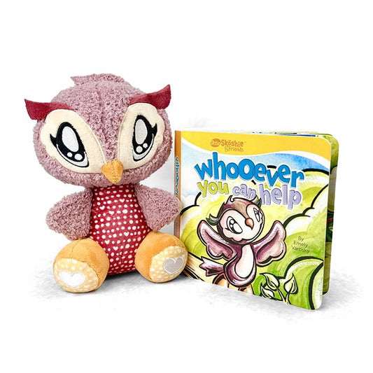 Little Vaysie Adoption Bundle - Board Book & Sensory Plush | Ages 0-3 - Skoshie & Friends