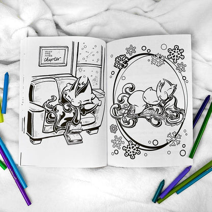 Skoshie & Friends Coloring Book - Cozy Winter - Skoshie & Friends