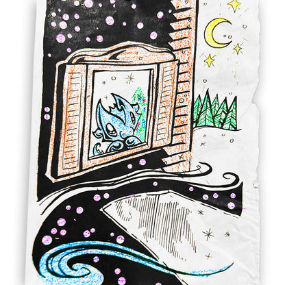 Skoshie & Friends Coloring Book - Cozy Winter - Skoshie & Friends