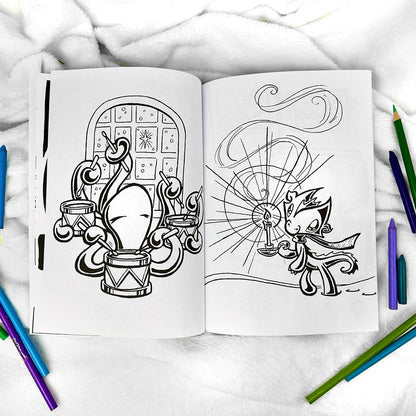 Skoshie & Friends Coloring Book - Cozy Winter - Skoshie & Friends