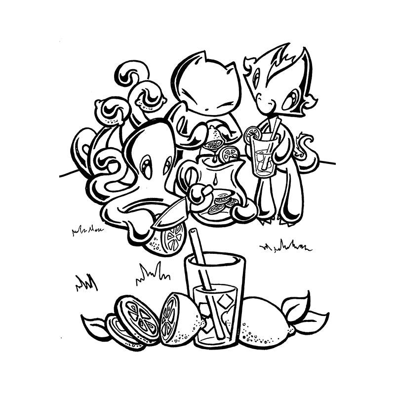 Skoshie & Friends Coloring Book - In the Sunshine - Skoshie & Friends