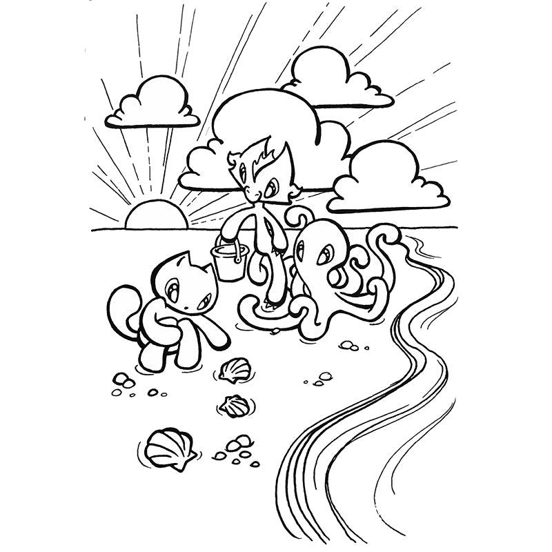 Skoshie & Friends Coloring Book - In the Sunshine - Skoshie & Friends