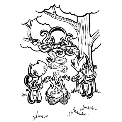 Skoshie & Friends Coloring Book - In the Sunshine - Skoshie & Friends