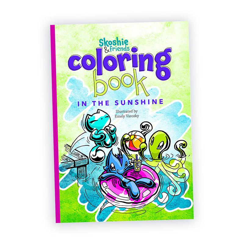 Skoshie & Friends Coloring Book - In the Sunshine - Skoshie & Friends