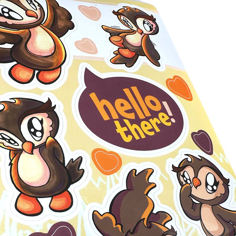 Stickers: Hello Owl - Skoshie & Friends