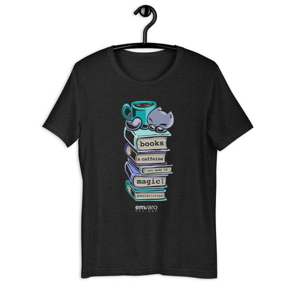 T-shirt: Books Are Magical - Skoshie the Cat - Skoshie & Friends