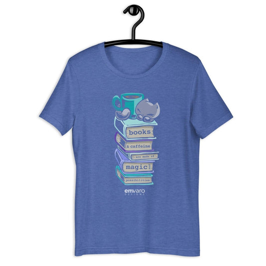 T-shirt: Books Are Magical - Skoshie the Cat - Skoshie & Friends