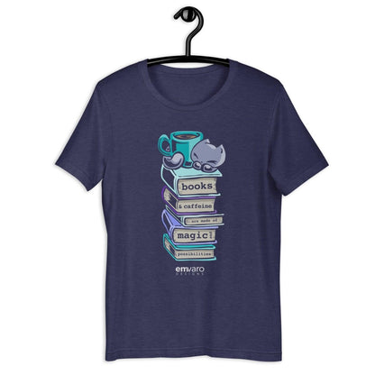 T-shirt: Books Are Magical - Skoshie the Cat - Skoshie & Friends