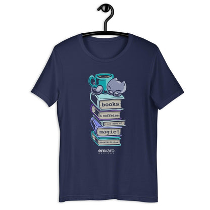 T-shirt: Books Are Magical - Skoshie the Cat - Skoshie & Friends