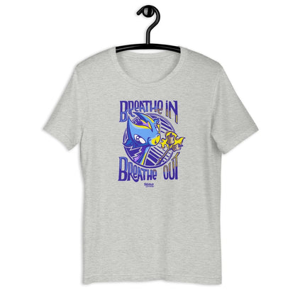 T-shirt: Breathe In, Breathe Out - Wisp the Dragon (full color) - Skoshie & Friends