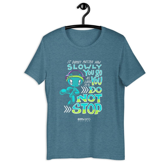 T-shirt: Slowly Do Not Stop - Skoshie the Cat - Skoshie & Friends