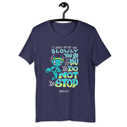 T-shirt: Slowly Do Not Stop - Skoshie the Cat - Skoshie & Friends