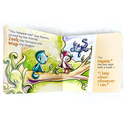 Little Vaysie Adoption Bundle - Board Book & Sensory Plush | Ages 0-3