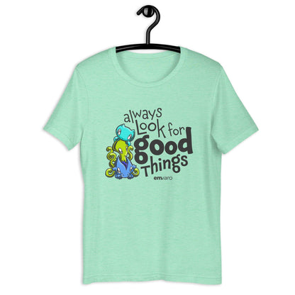 T-shirt: Look for Good Things - Skoshie, Zeek & Wisp