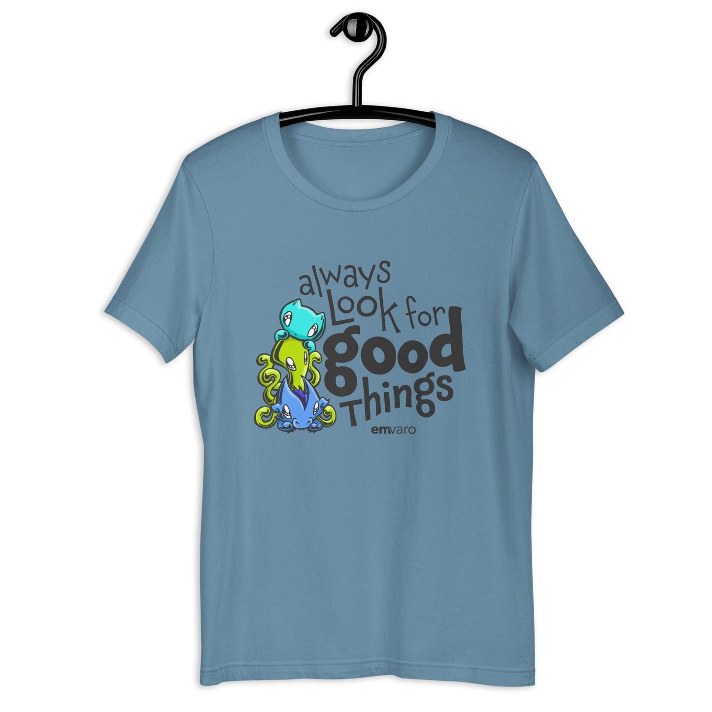 T-shirt: Look for Good Things - Skoshie, Zeek & Wisp