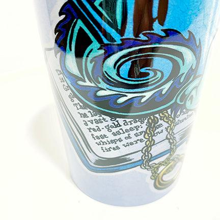 Travel Mug: Bookwyrm - Wisp the Dragon